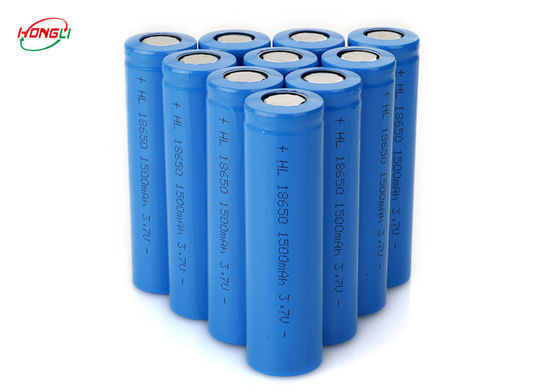 China Batería del polímero de litio de IMR1500mAh 18650 para el banco del poder de la capacidad grande fábrica